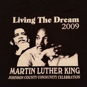 MARTIN LUTHER KING OBAMA TSHIRT